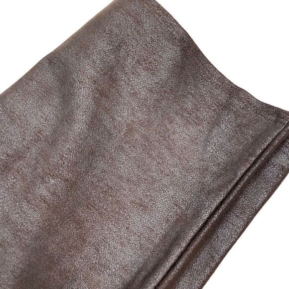 New with Tags Chico’s Faux Knit Suede Leggings Double Espresso Color Size 6 - Picture 6 of 12